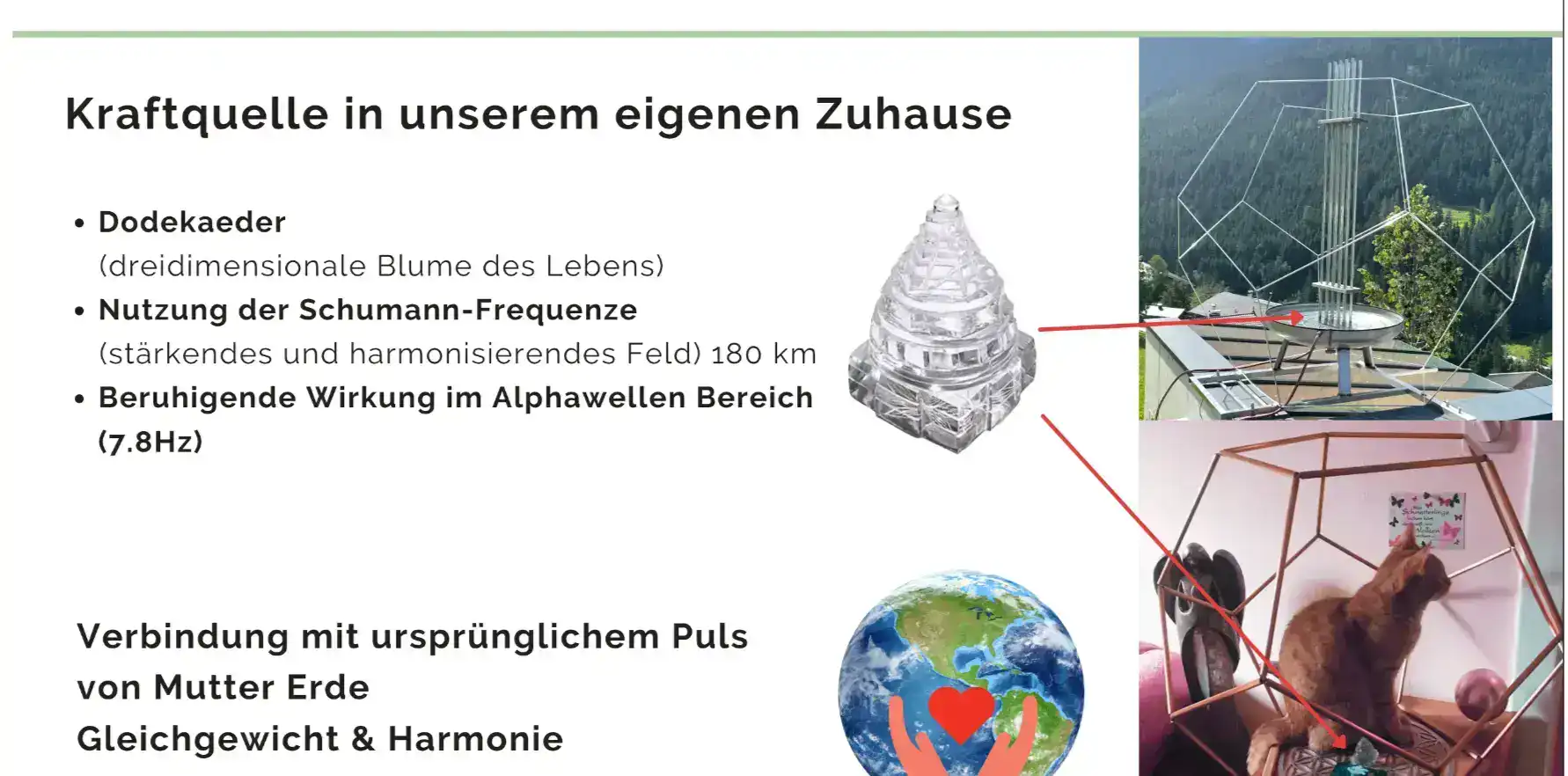 Energiequelle im eigenen Zuhause. Hochfrequenz-Schumann-Resonator für mehr Energie und Harmonie im Haus.