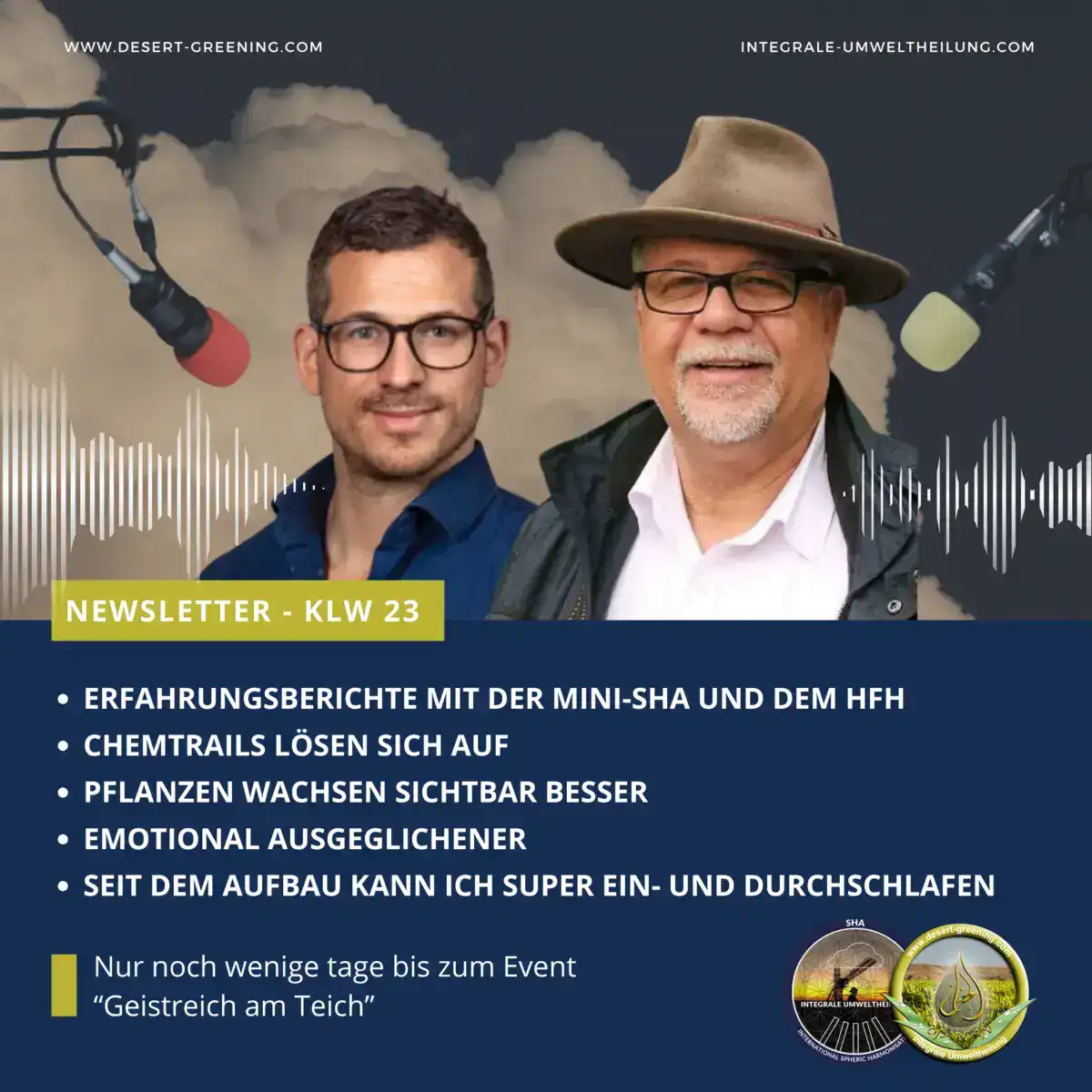 Nachhaltige Umweltprojekte und Desert Greening für eine bessere Erde.