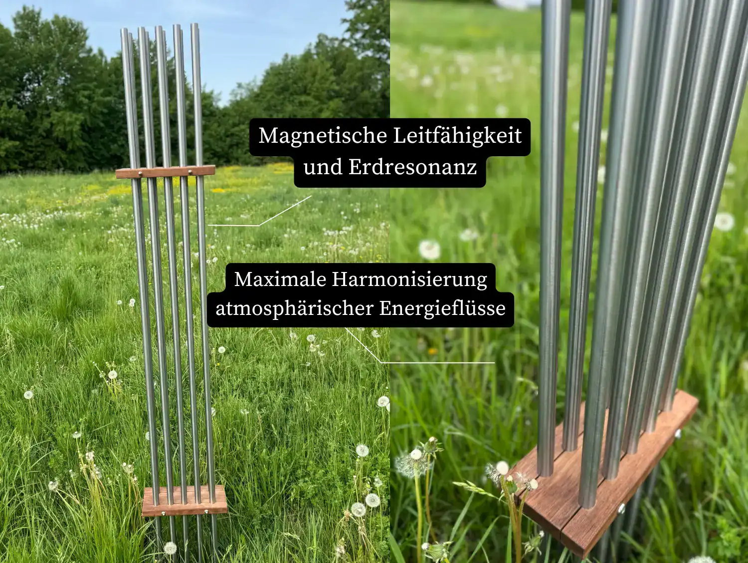 Magnetischer Leitfaden für Energieflüsse in der Wüste.