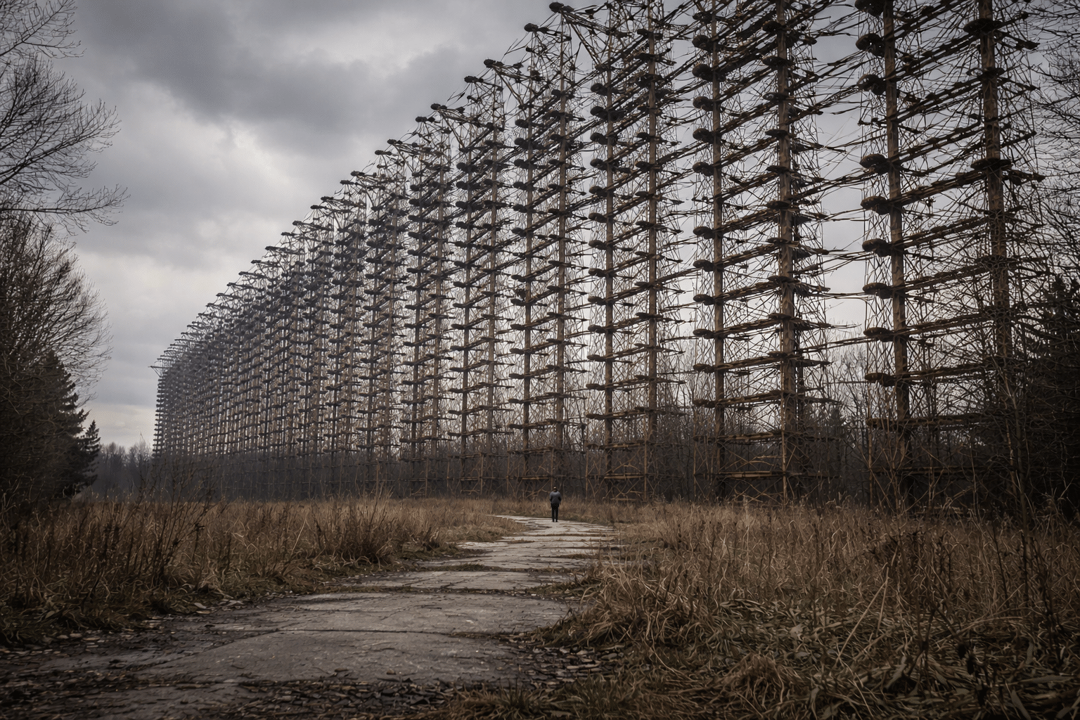 Das Duga-Radar bei Tschernobyl: Eine massive sowjetische Ueber-Horizont-Radaranlage aus dem Kalten Krieg